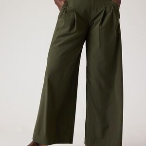 Athleta Forest Green Relaxed Pants
